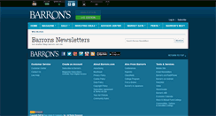 Desktop Screenshot of newsletters.barrons.com